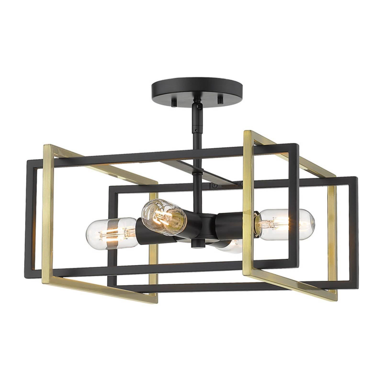 Semi Flush Black L93671