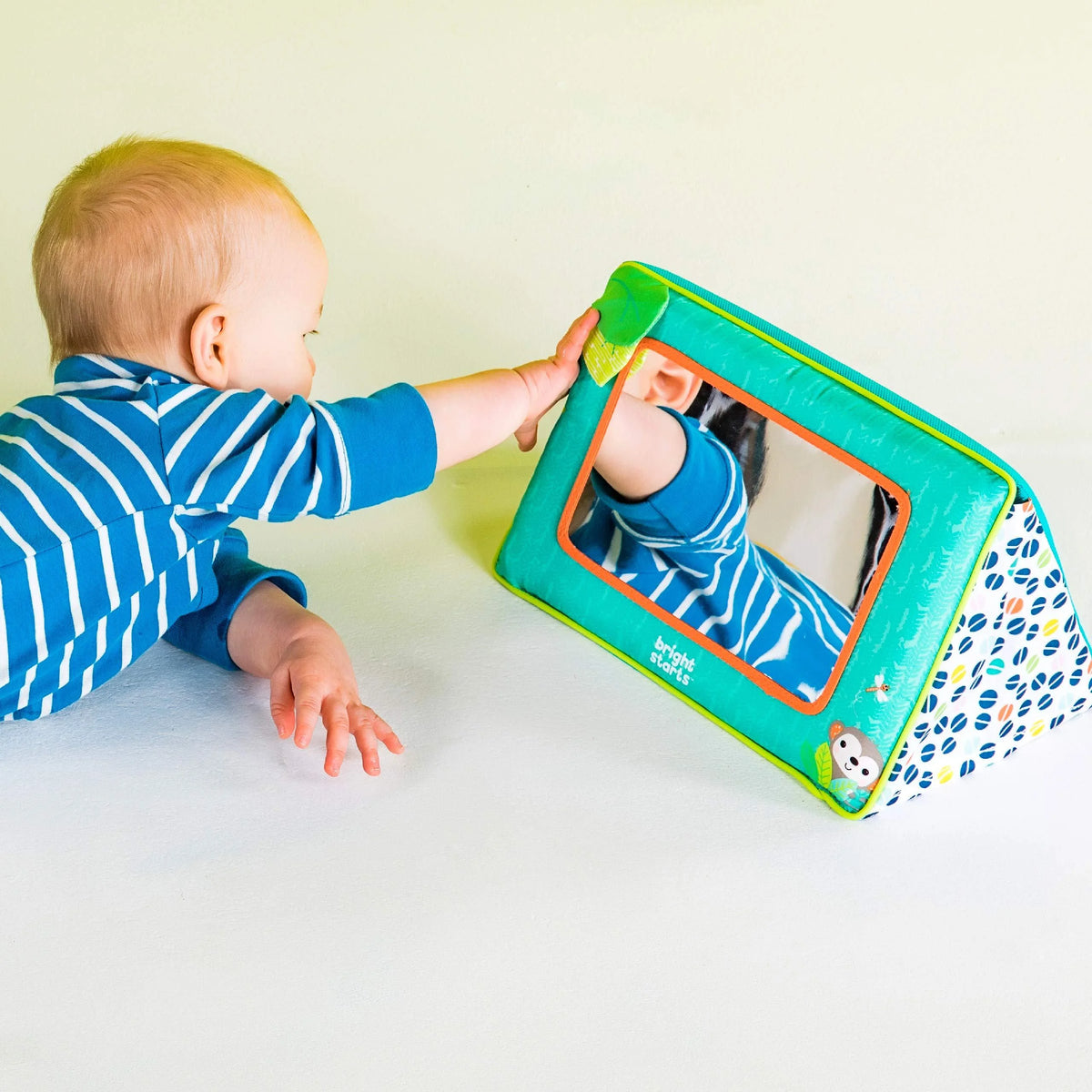 Sit and See Safari Floor Mirror Tummy Time Activity Toy C9501