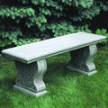 Antique Cast Stone Garden Bench W211764