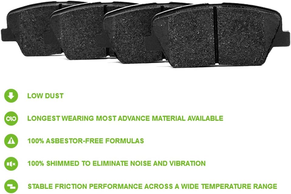 Ceramic Brake Pads Set 8pcs P340