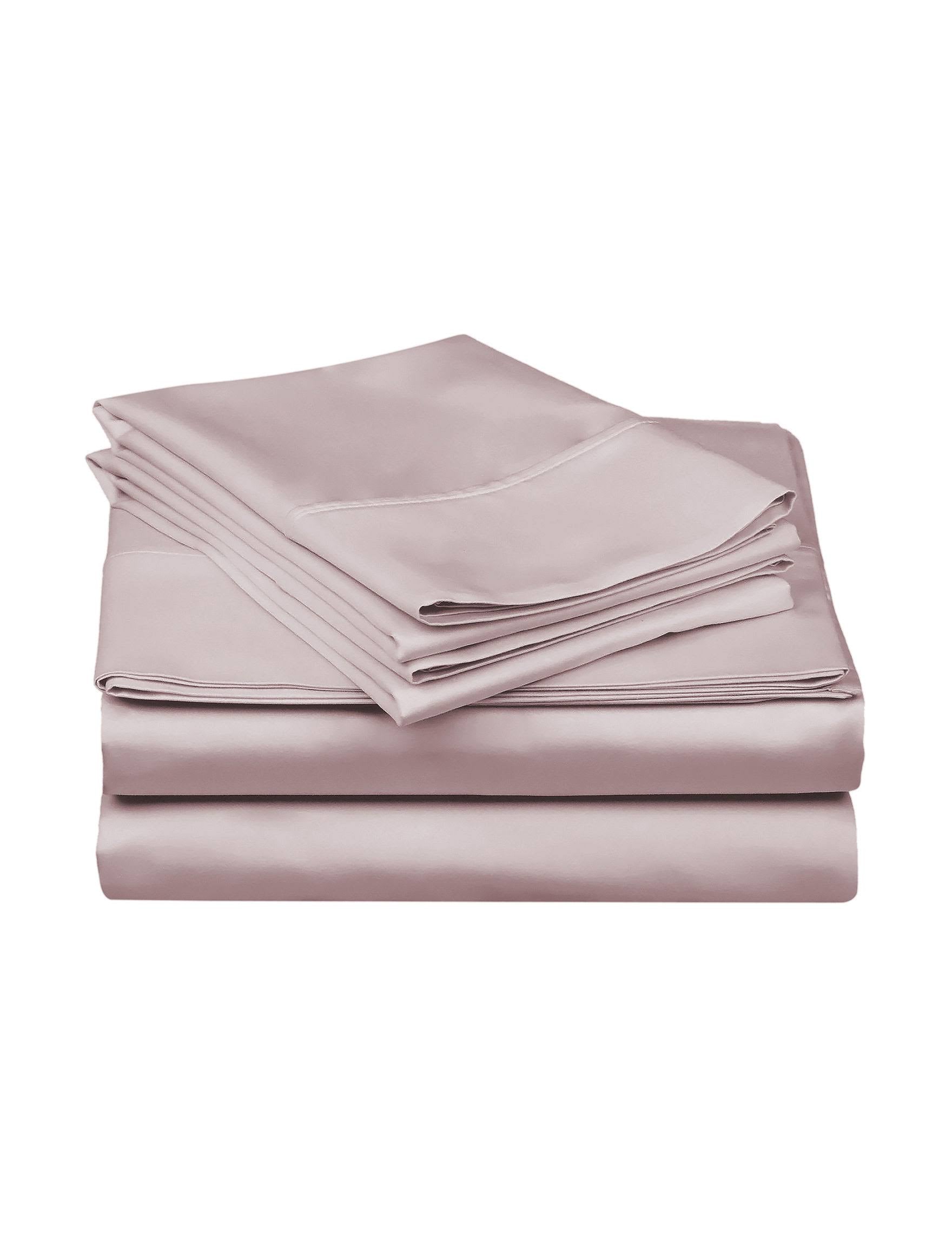 Lavender California King Solid Sheet Set J170907