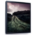 Black Floater Frame Canvas Photograph D6805
