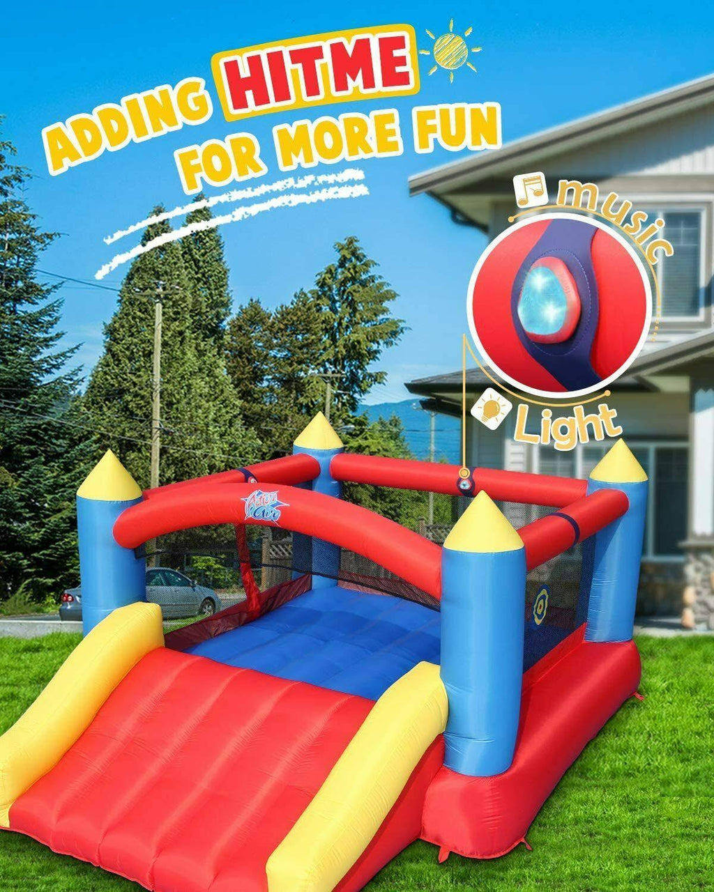 Inflatable Bounce House with Slide Y4749