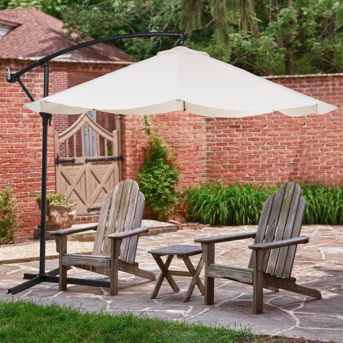 Tan Cantilever Umbrella I320
