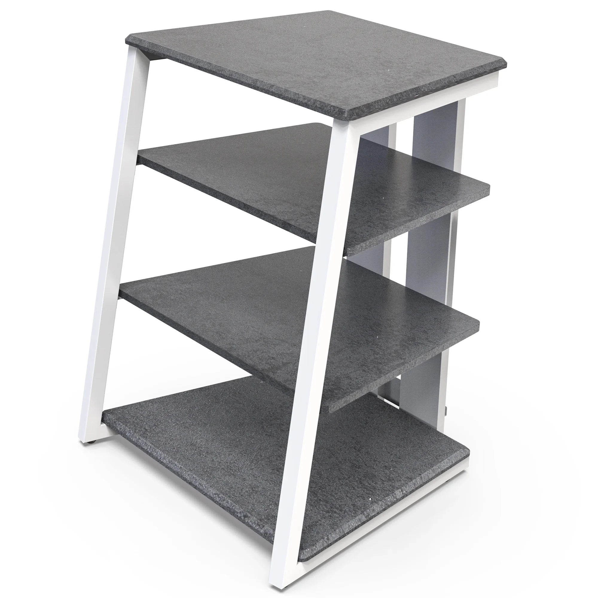 4-Tier AV Stereo Cabinet with Height Adjustable Media Cabinet U49563