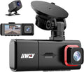 3 Channel Full HD 1080P Dash Camera with IR Night Vision, 2.45 Inch IPS Screen, Pack of 2 B45017