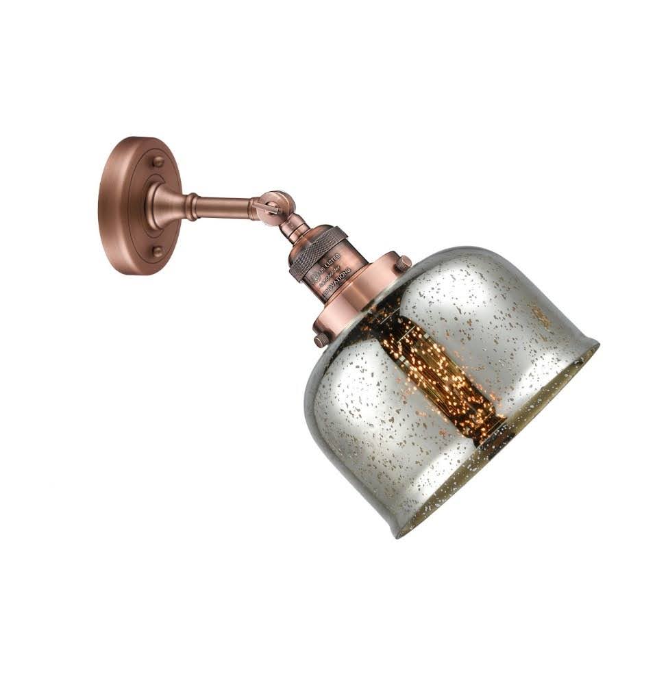 Large Bell 1 Light Sconce (Brushed Satin Nickel) Y416396