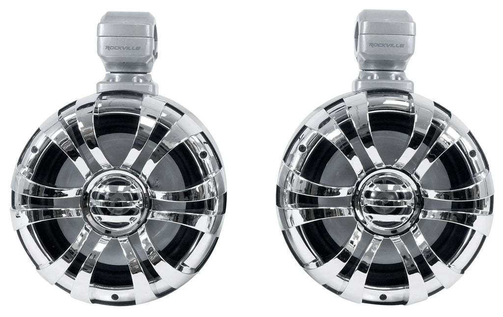6.5" 300w Metal Marine Wakeboard LED Tower Speakers O579232