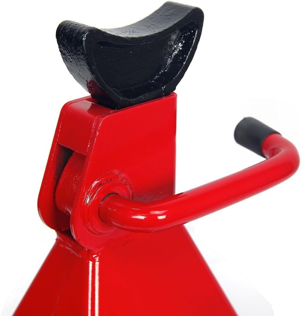 2PC Jack Stand 12-Ton Capacity Adjustable Height Self-Locking Ratchet G107