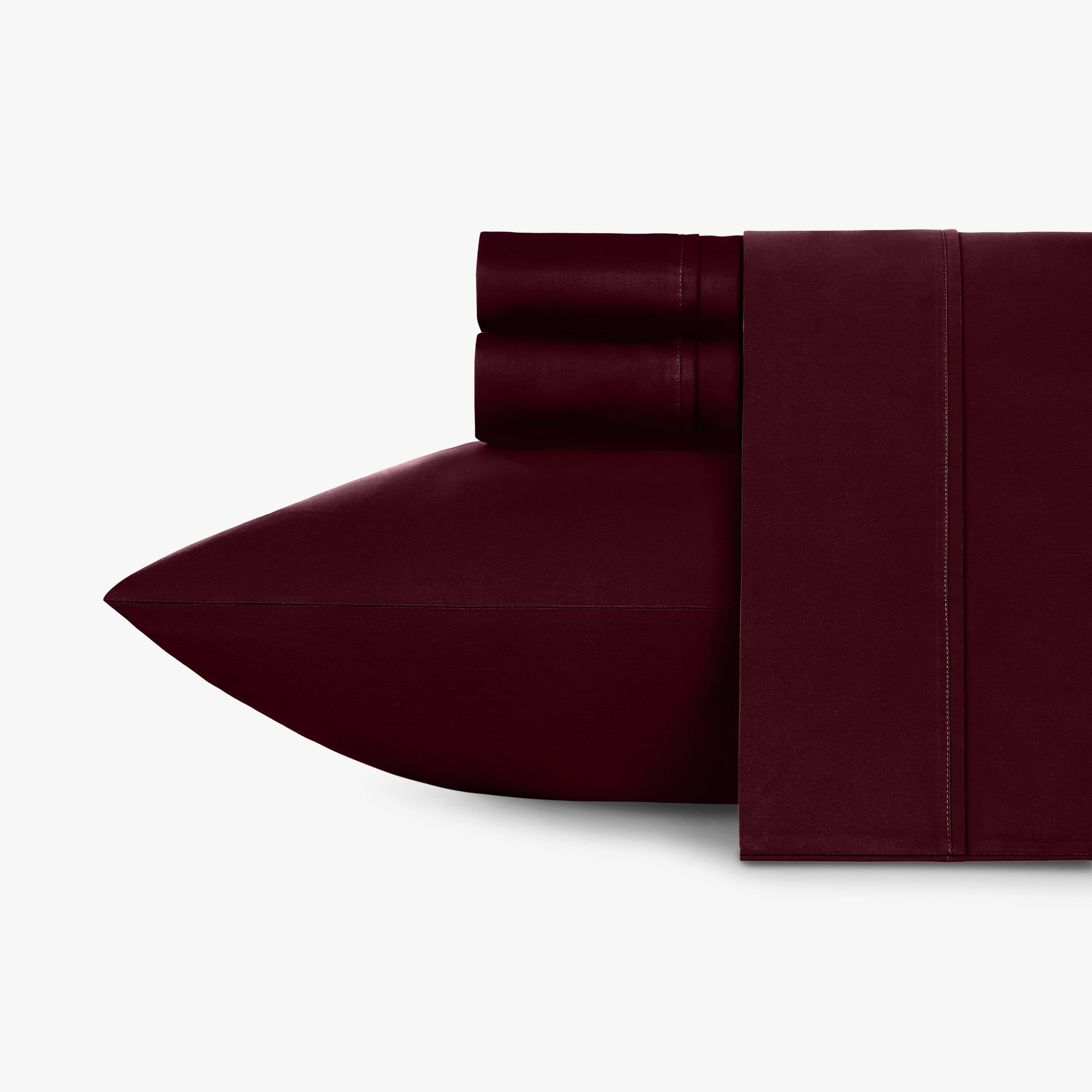 Red Wine California King 100% Cotton Sateen Set P117266