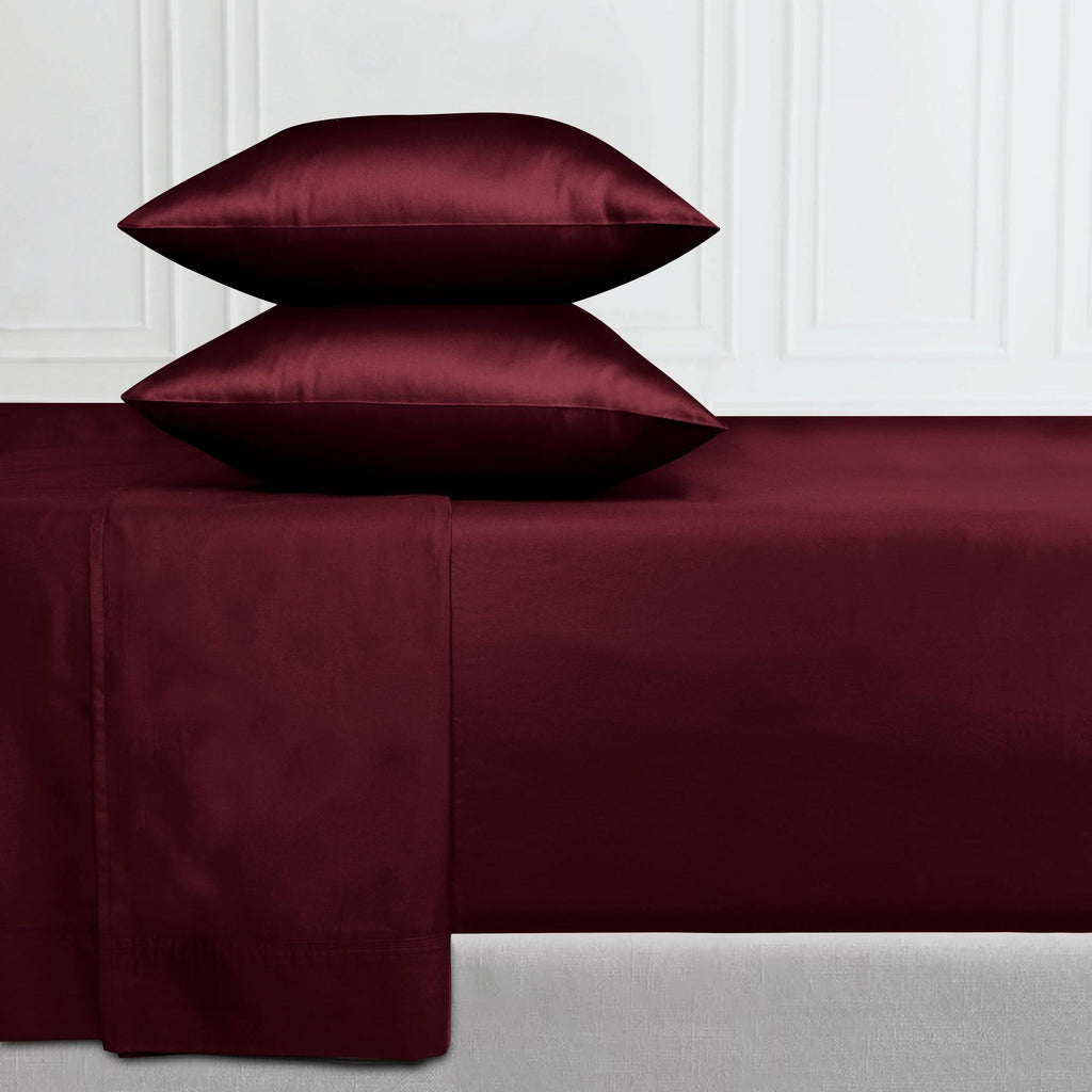Red Wine California King 100% Cotton Sateen Set P117266