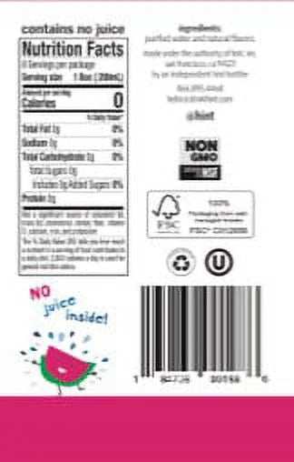 Water Watermelon Water, Pack of 32, 6.75 Fl Oz J4295
