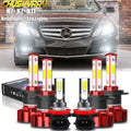 6000K LED Headlight and Fog Light Bulbs Combo J675