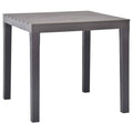 Mocca Plastic Garden Table Z835297