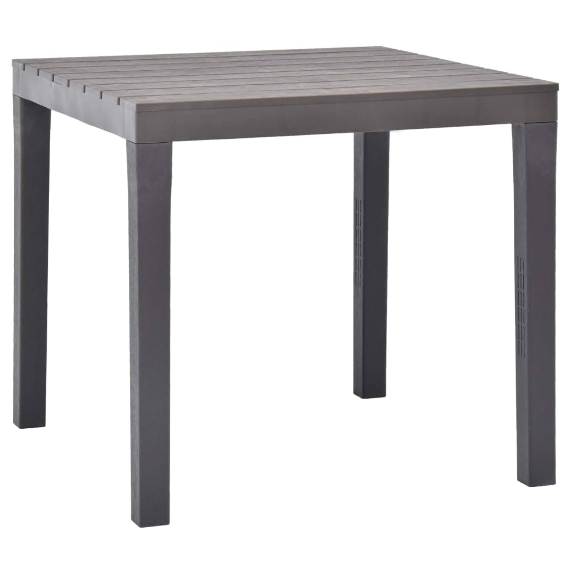 Mocca Plastic Garden Table Z835297