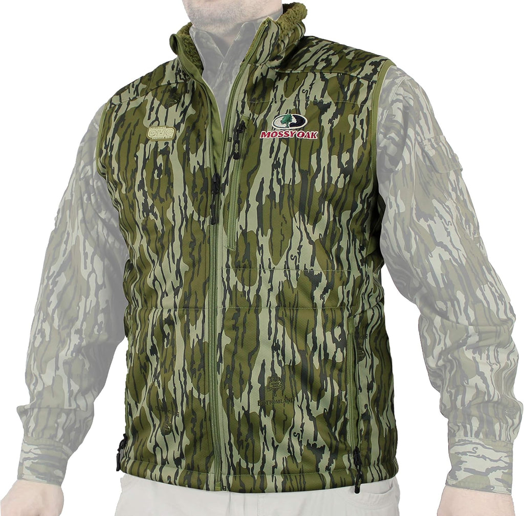 Camo Berber Fleece Lined Hunting Vest Q692