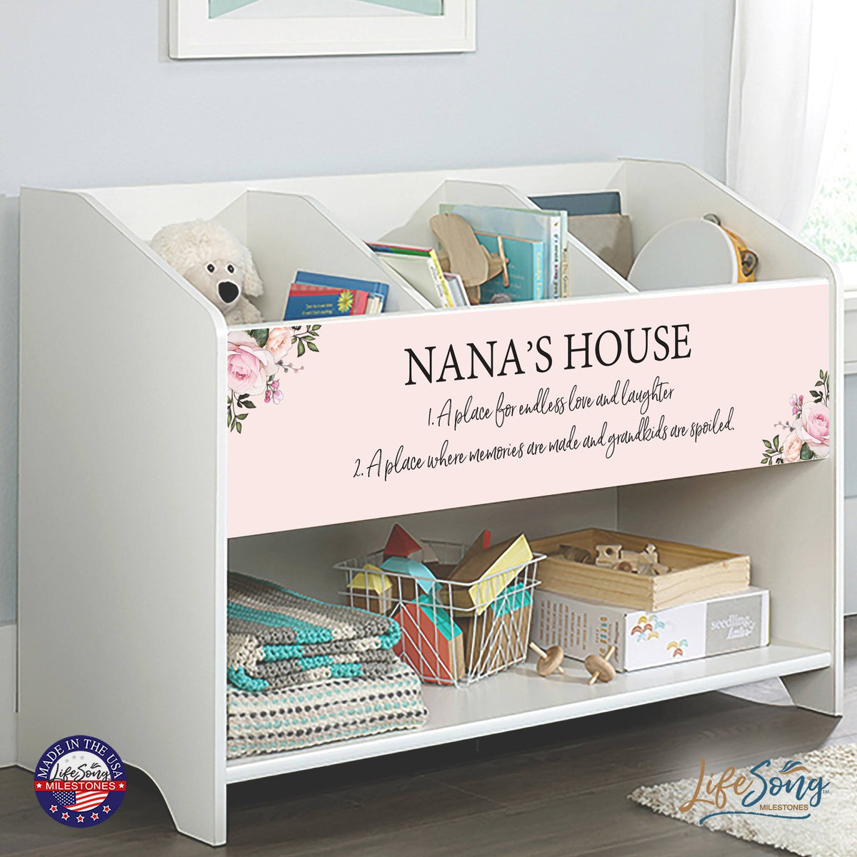 40.125 x 17.5 x 28.625 Bookcase Footboard Storage Box X39405