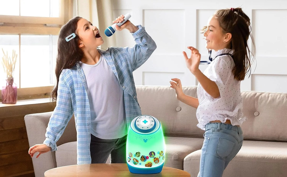 Disney Karaoke Machine with Bluetooth Speaker and Wireless Microphone K903