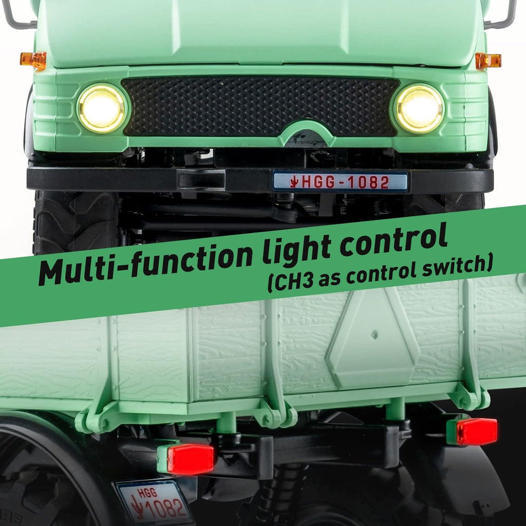 1/18 RC Crawler RTR 3-Ch 2.4GHz 4WD RC Car with LED Lights U705367