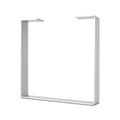 White U-Shape Flat Bar Table Leg and Bench Base A54743