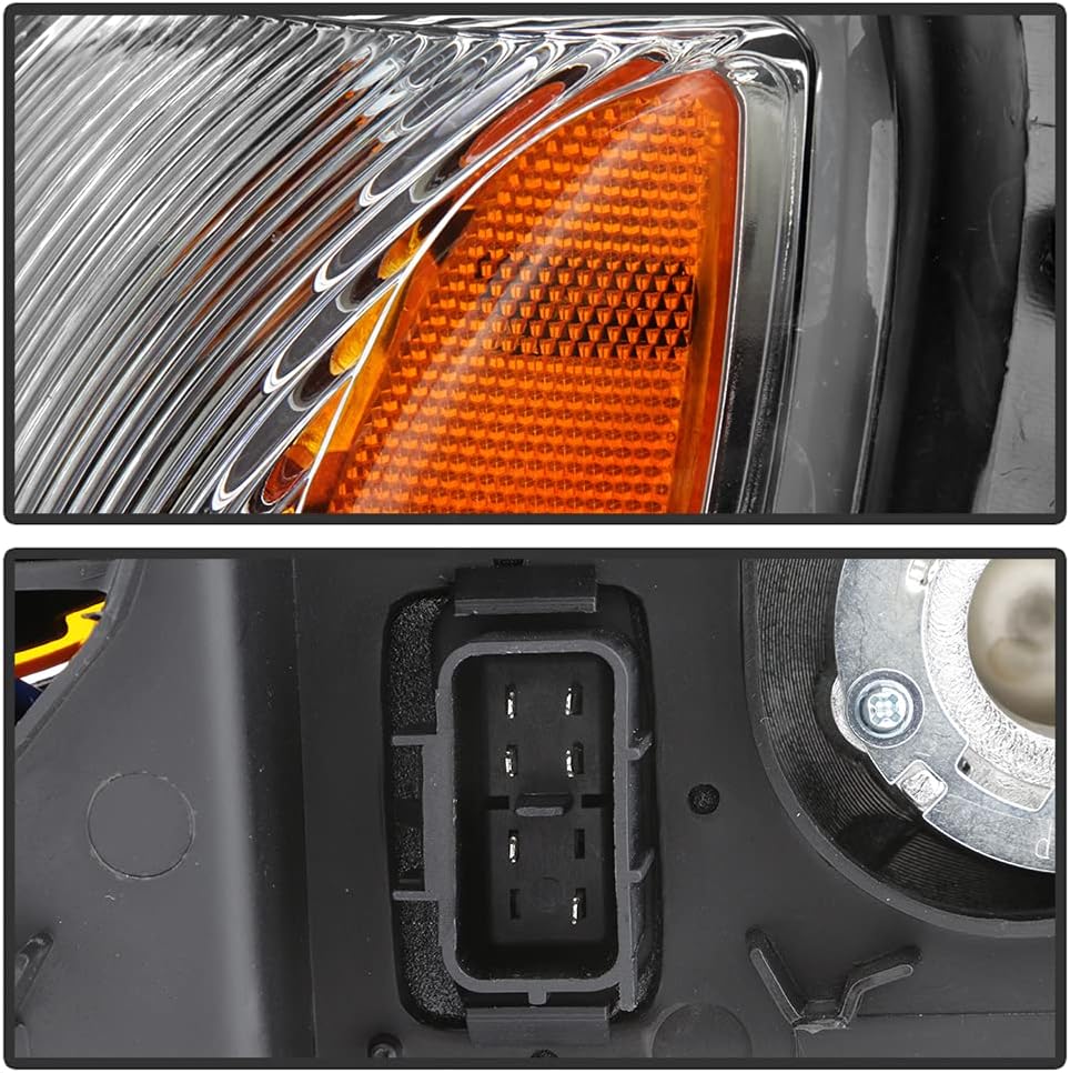 00-05 Cadillac Deville Headlights Headlamps Driver Passenger Side X357907