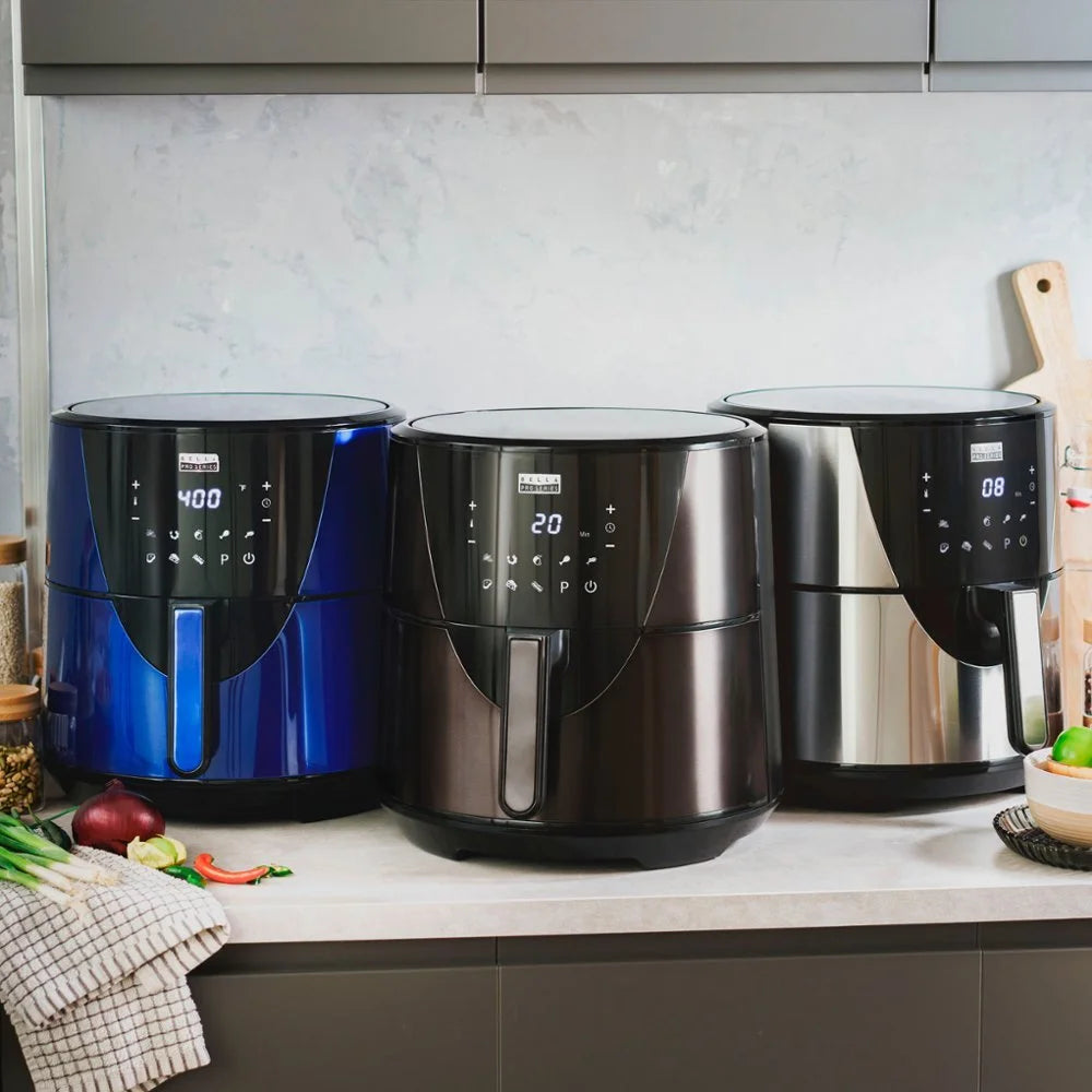 Ink Blue Stainless Steel Digital Air Fryer R85203