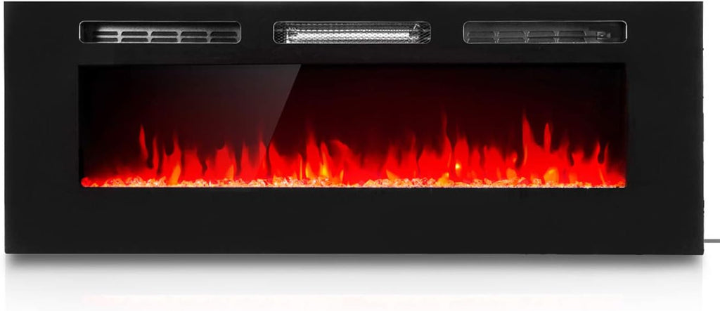 1500W Recessed Electric Fireplace Heater with Remote Control P434810