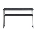 Black Woodgrain/Gray Console Table T6004
