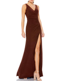 Sleeveless Maxi Evening Dress W2885