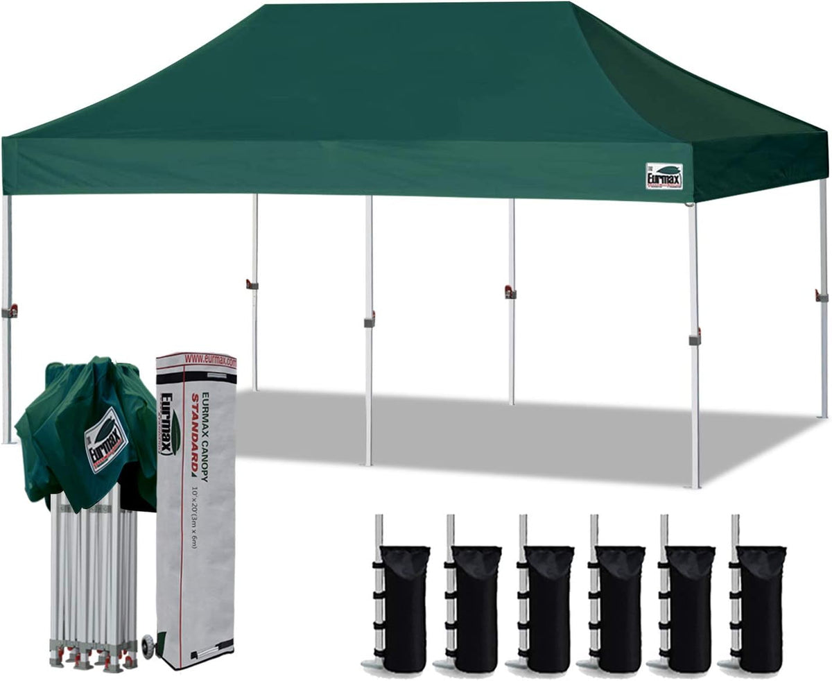 10'x10' Pop Up Canopy Tent with Heavy Duty Roller Bag R21416