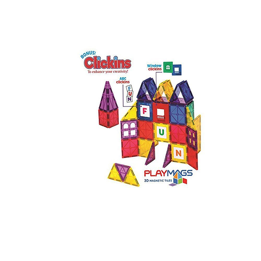 100-Piece Magnetic Building Tiles H677824