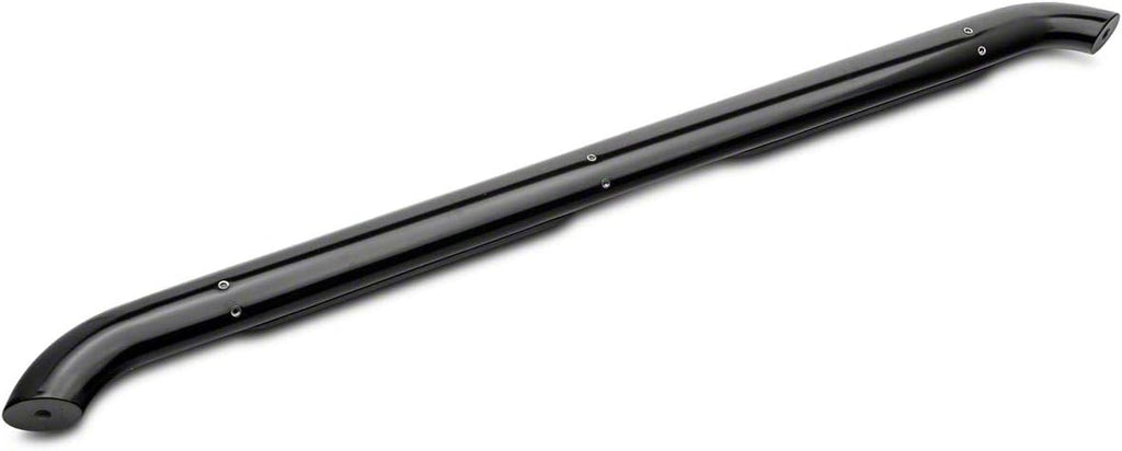 Black 4-Inch Oval Bent End Side Step Bars U47583
