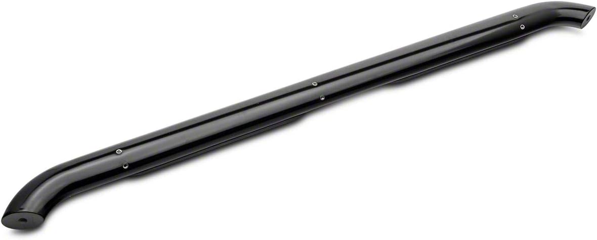 Black 4-Inch Oval Bent End Side Step Bars U47583