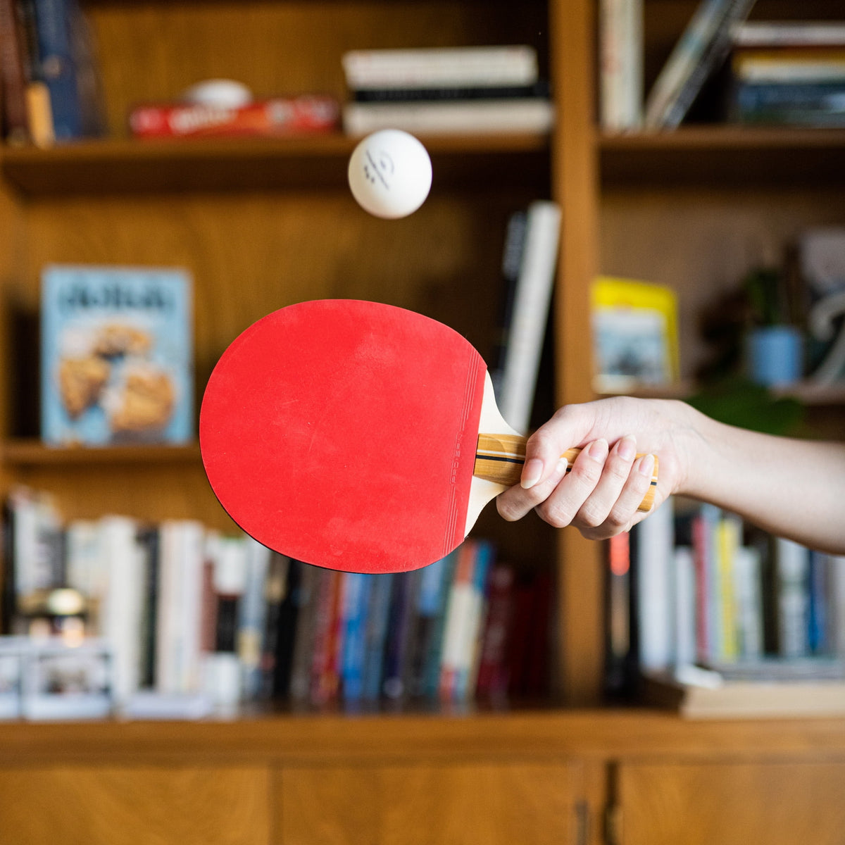 2-Player Table Tennis Racket Set with 3-Star Balls and Storage Case M236083