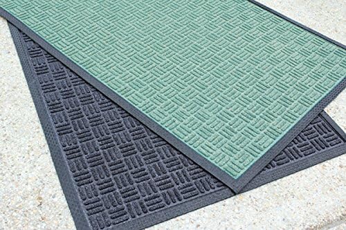 Graphite 4' x 6' Entrance Floor Mat with Gripper Backing W16342