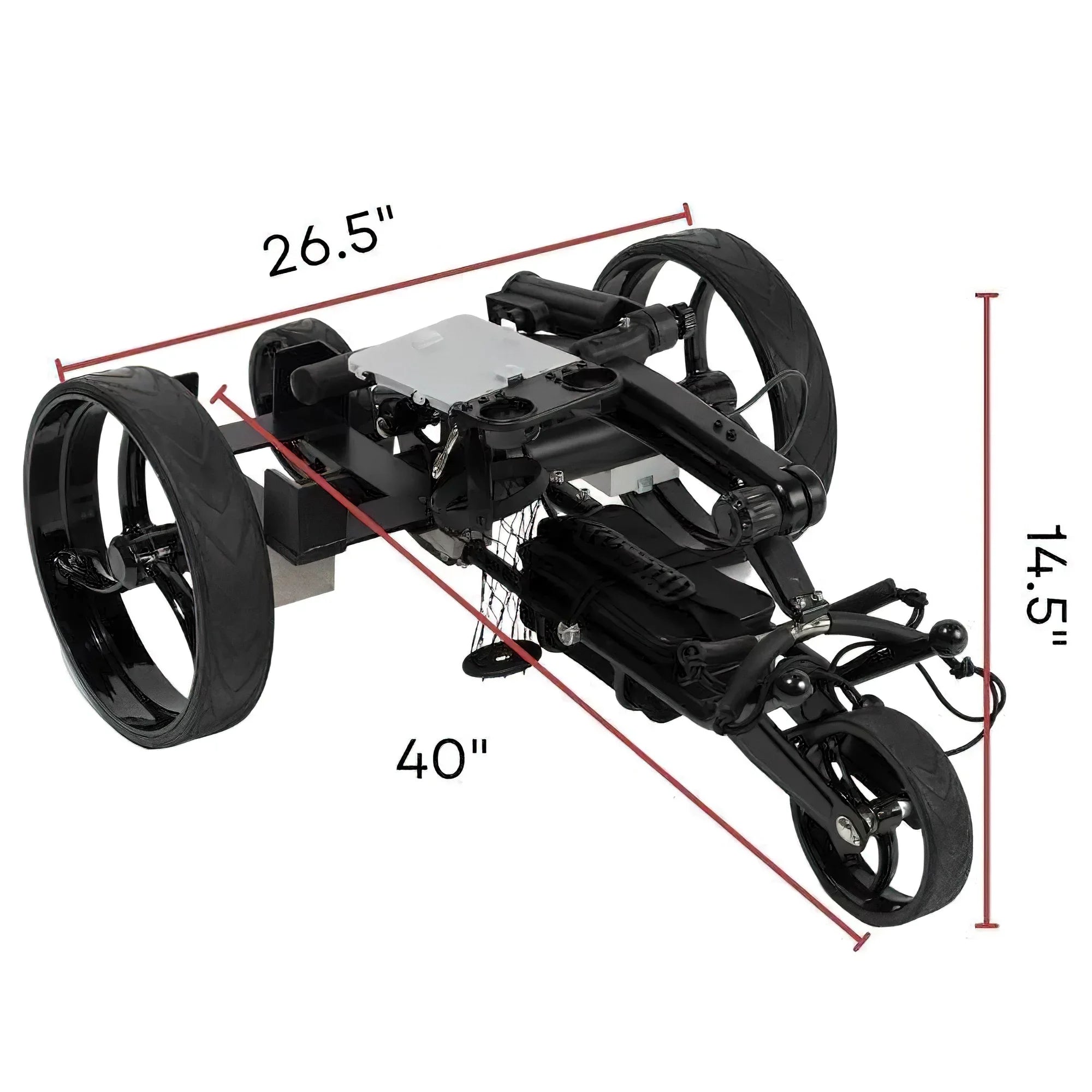 Refurbished Electric Remote Control Golf Cart with Cooler V281