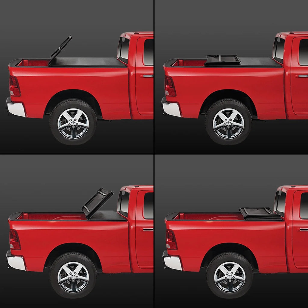 Tri-Fold Adjustable Soft Tonneau Cover Z479