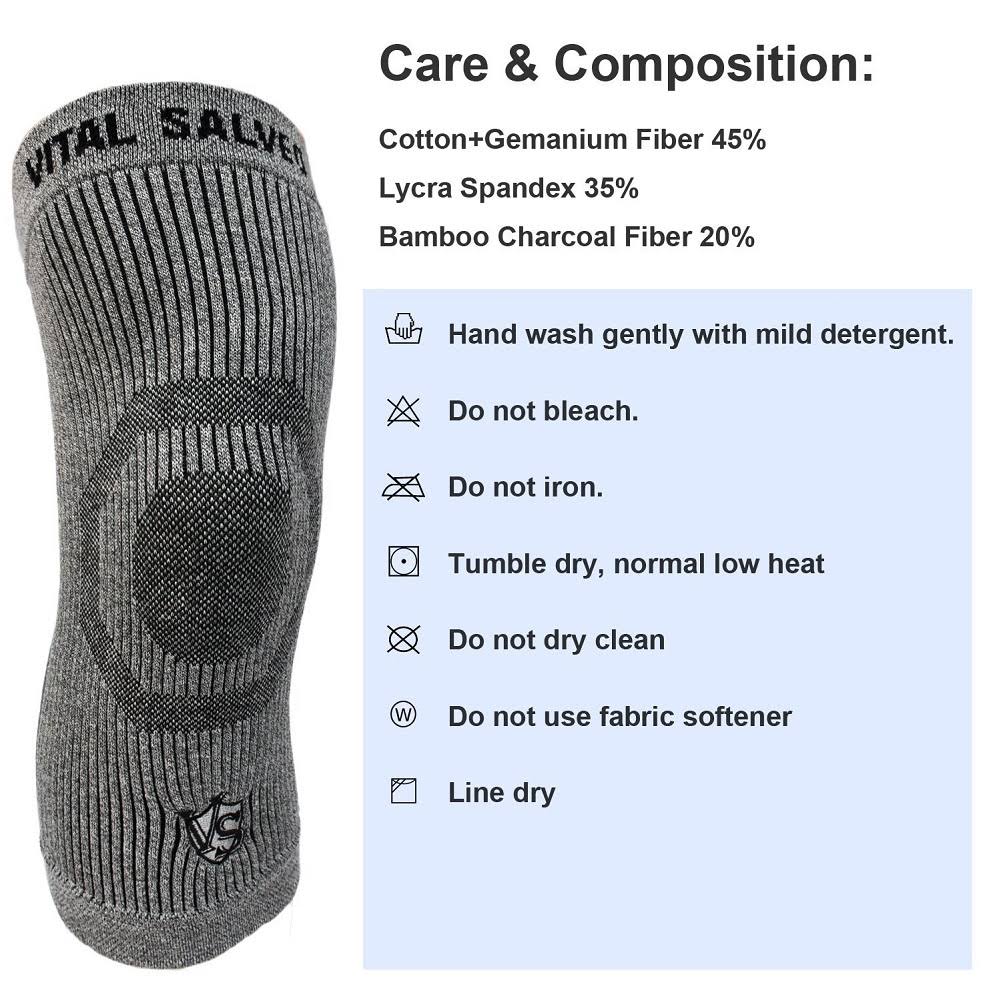 Compression Recovery Knee Sleeve Medium Light Grey Y298
