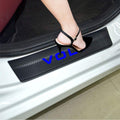 Blue 4D Carbon Fiber Car Door Sill Protector Z6119