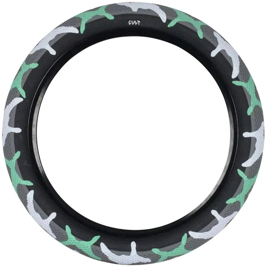 Teal Camo Bike Tire D59209