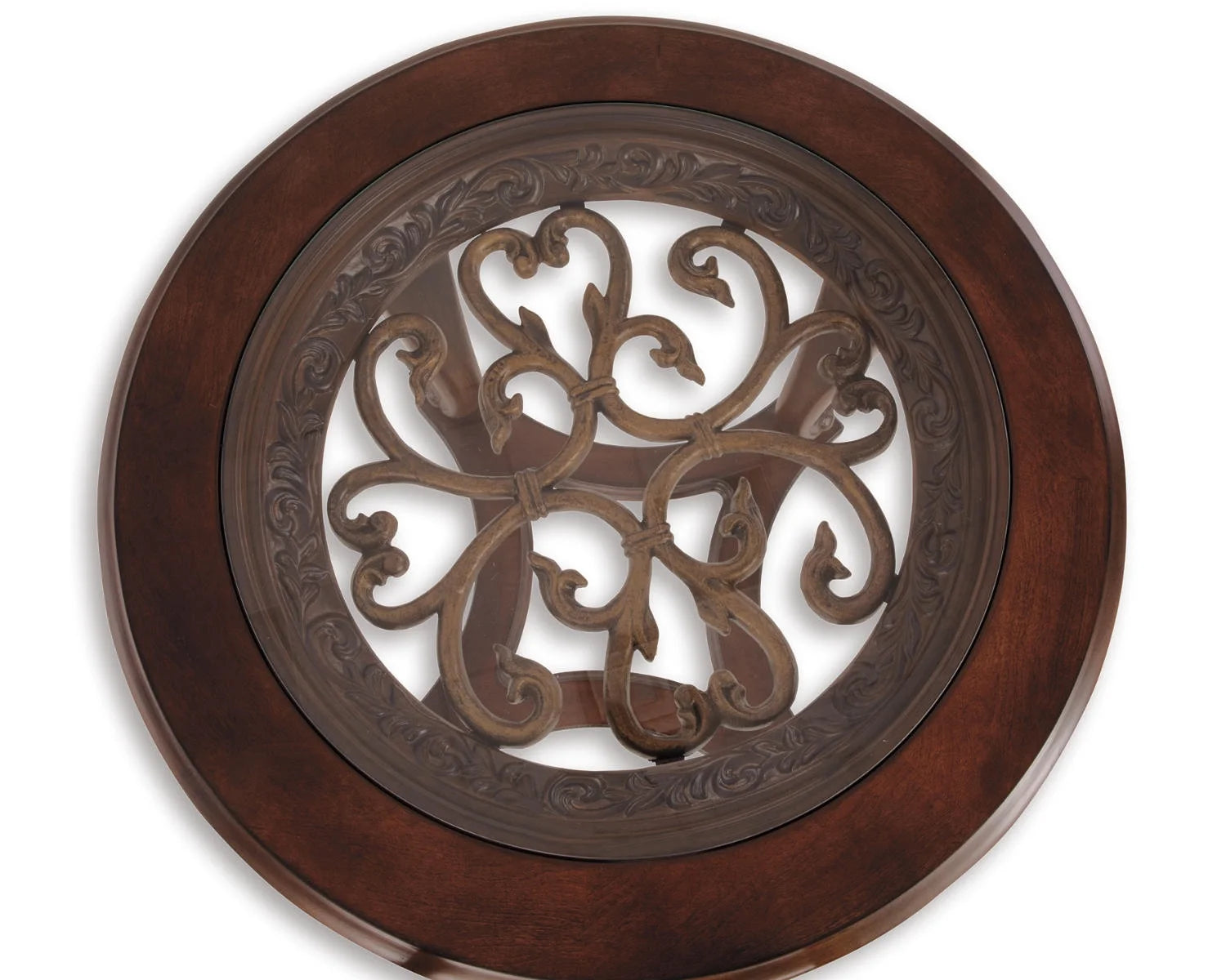Dark Brown End Table E55384