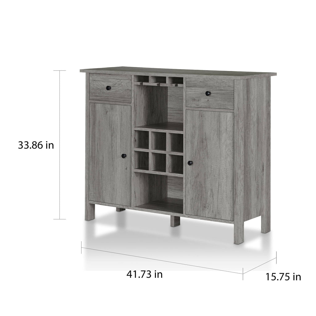 Vintage Gray Oak Multi-Storage Buffet G780418