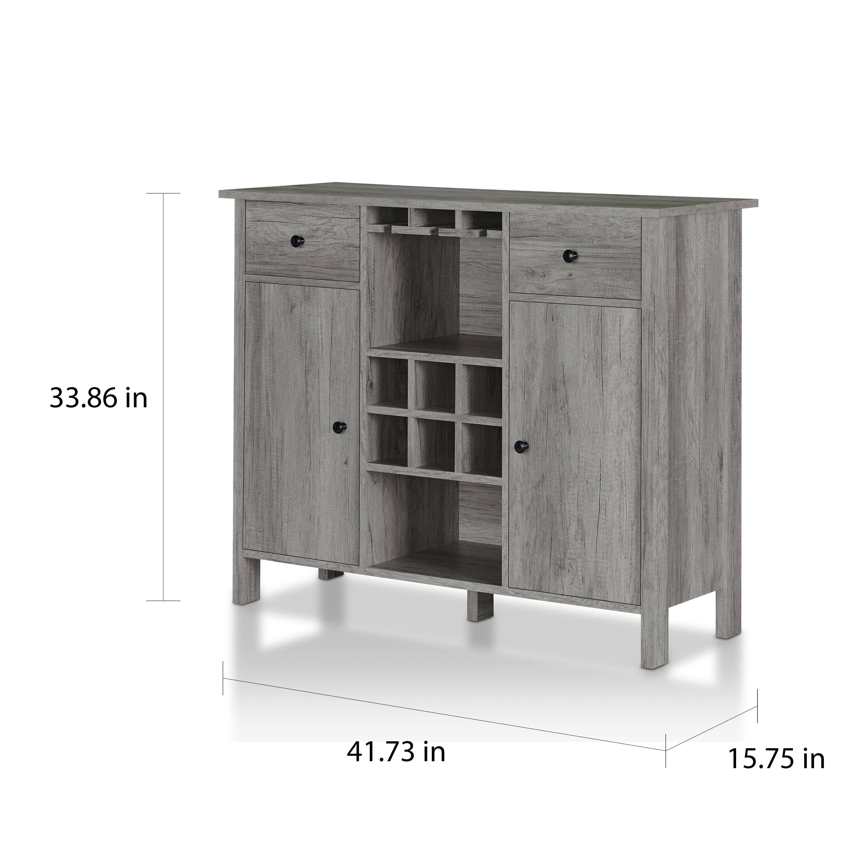 Vintage Gray Oak Multi-Storage Buffet G780418
