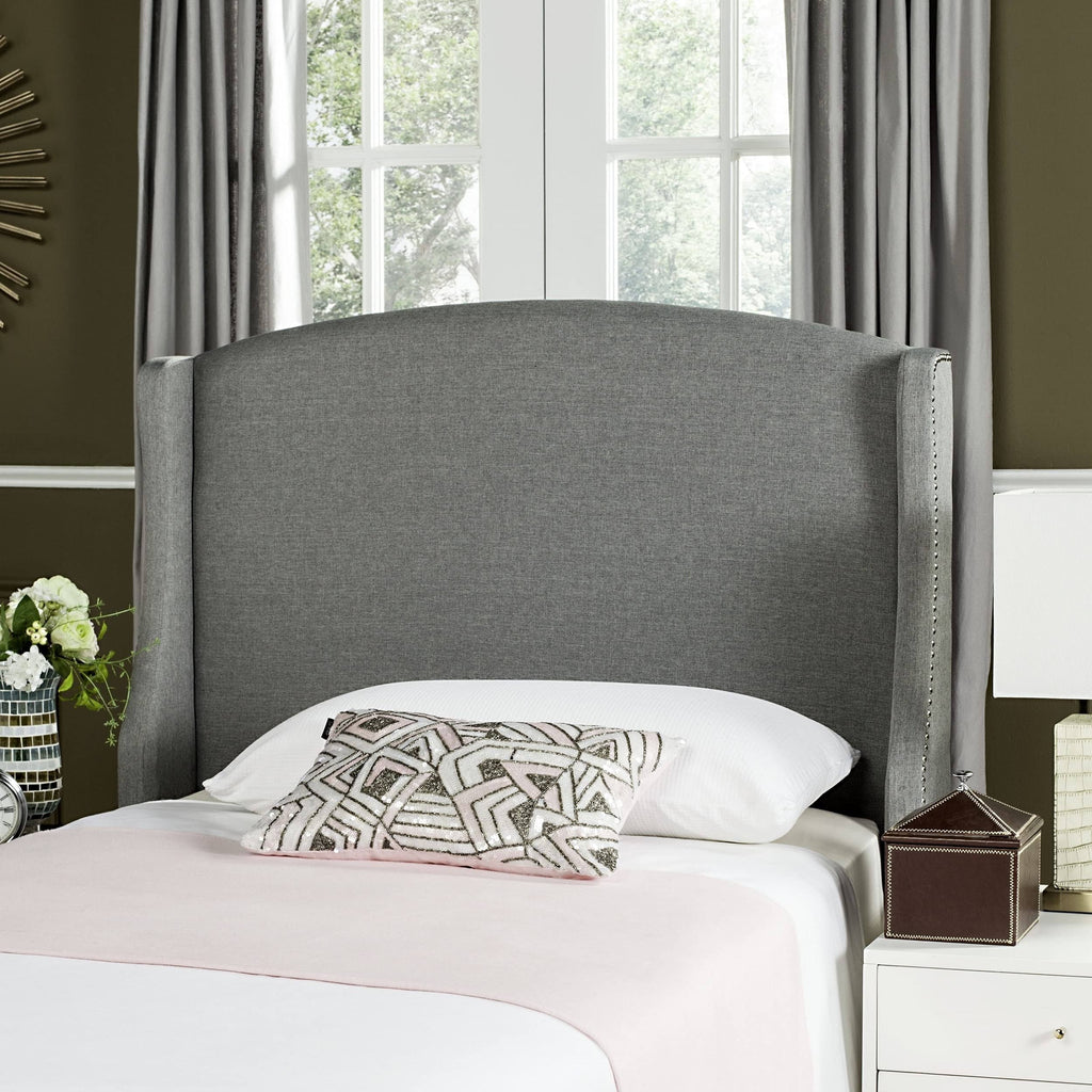 Grey Twin Linen Headboard M184947