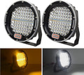 Amber 7 inch Round 2Pcs 300W LED Work Light Off Road Lights B18840