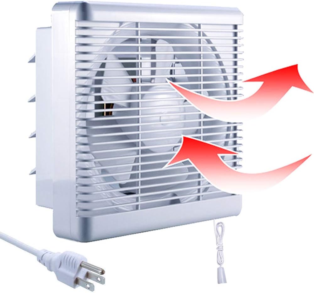 8 Inch 300 CFM Reversible Ventilation Fan, Pack of 2 G661