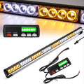 36 Inch Yellow/Amber 32 Led Emergency Strobe Warning Light Bar, Pack of 2 B360696