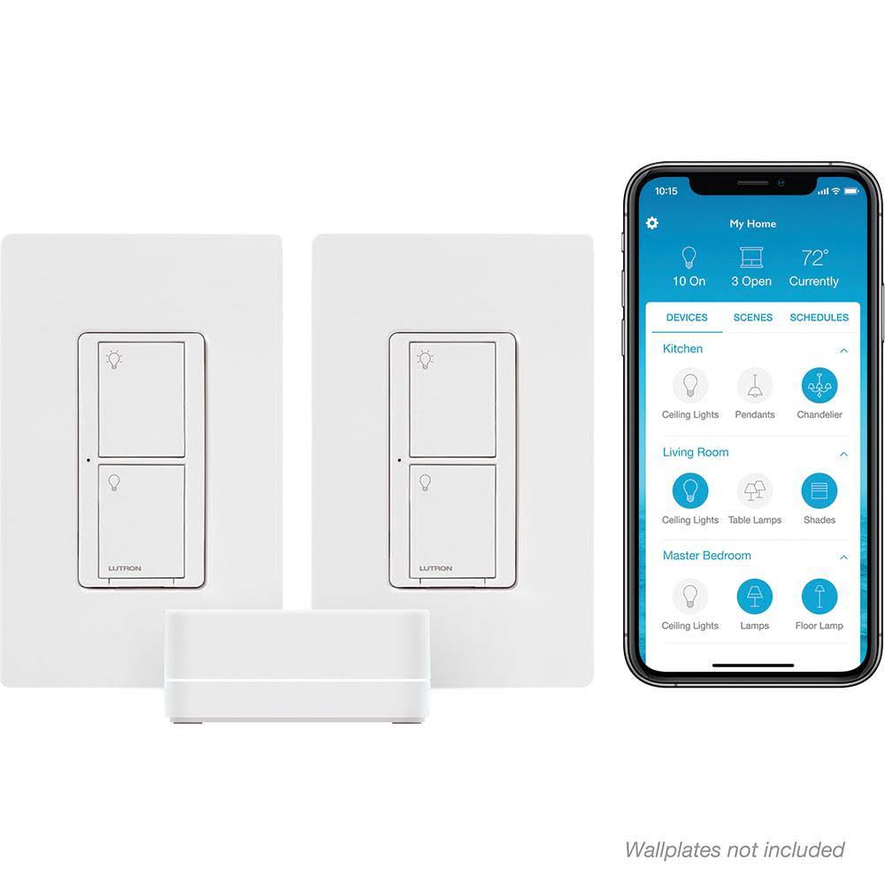 White Smart Lighting Switch Starter Kit (2 Count) G88580