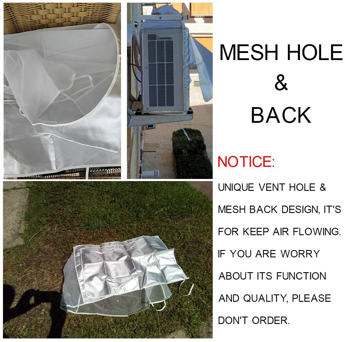 Air Conditioner Cover with Vent Hole Z1227