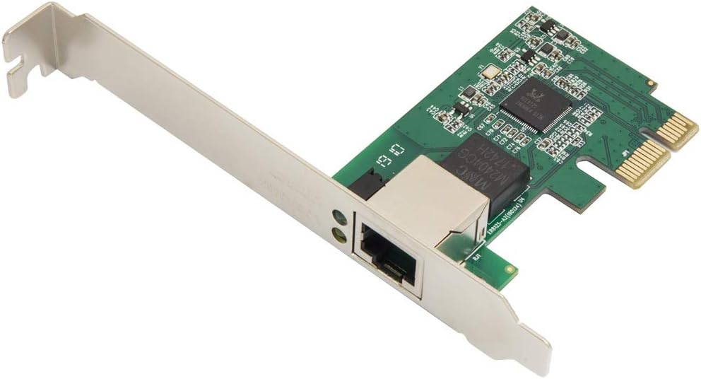 2.5 Gigabit Ethernet PCI-E Network Card RJ45 LAN Adapter Low Profile Bracket Pack of 2 Y320